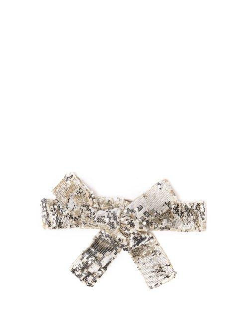 Matchesfashion.com The Attico - Sequinned Wrap Belt - Womens - Silver