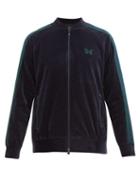 Matchesfashion.com Needles - Velour Side Striped Logo Embroidered Track Top - Mens - Navy