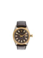 Matchesfashion.com Lizzie Mandler - Diamond & 18kt Gold Rolex Watch - Womens - Black Gold