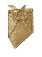 Matchesfashion.com Paco Rabanne - Chainmail Mesh Triangle Scarf - Womens - Gold