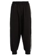 Matchesfashion.com Y-3 - Side Stripe Cotton Blend Track Pants - Mens - Black