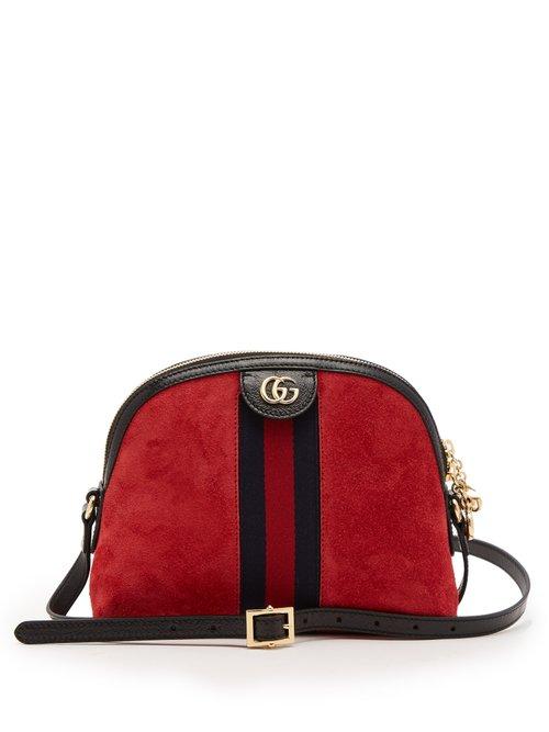 Matchesfashion.com Gucci - Ophidia Suede Cross Body Bag - Womens - Red