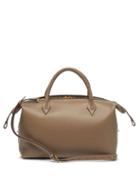 Matchesfashion.com Mtier - Perriand City Medium Leather Shoulder Bag - Womens - Grey