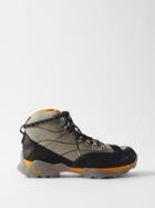 Roa - Andreas Ripstop And Leather Hiking Boots - Mens - Grey