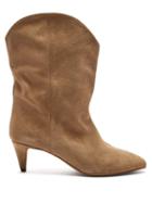 Matchesfashion.com Isabel Marant - Dernee Suede Ankle Boots - Womens - Beige