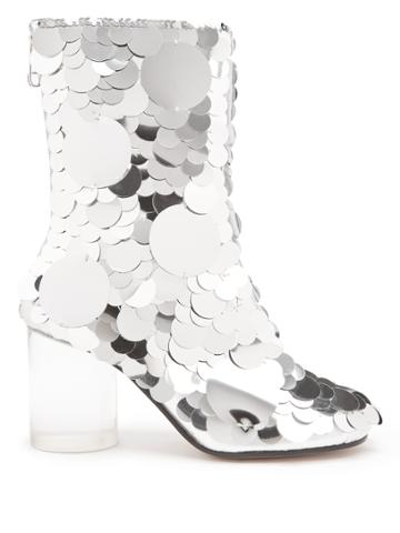 Maison Margiela Disc-sequin Embellished Ankle Boots