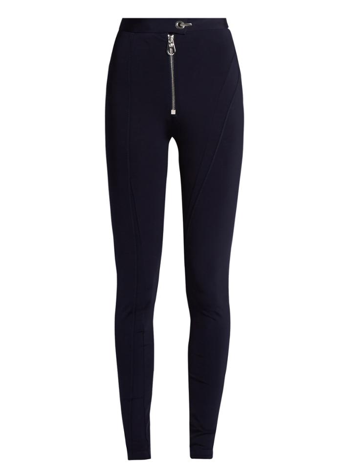 Versace Zigzag-stitched Jersey Leggings