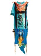 Matchesfashion.com Noki - Customised Street Couture Dress - Womens - Blue Multi