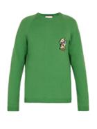 Gucci Pig Appliqu-patch Cashmere Sweater