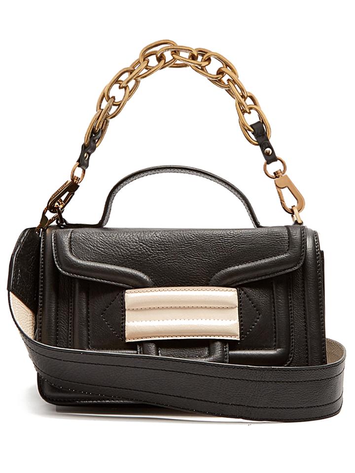 Pierre Hardy Alpha Plus Grained-leather Shoulder Bag