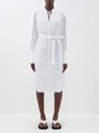Joseph - Penrose Cotton-poplin Midi Shirt Dress - Womens - White
