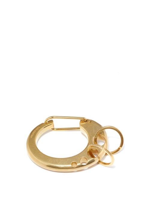 Balenciaga - Clip Ring-embellished Bracelet - Womens - Gold