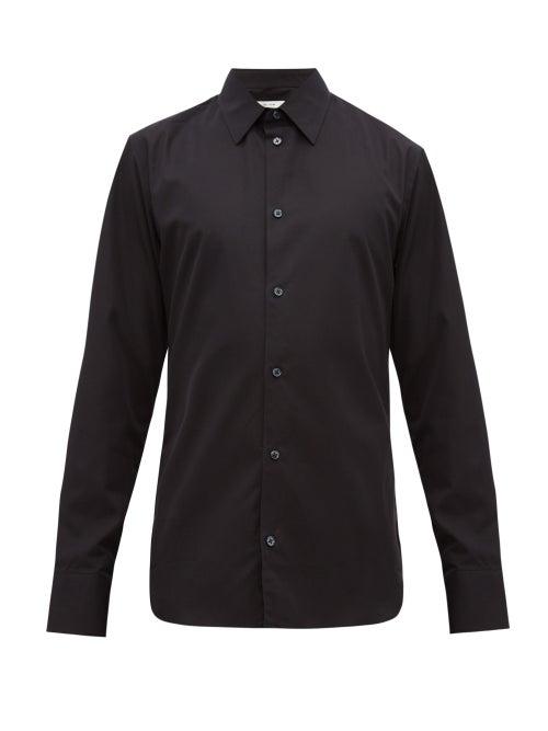 Matchesfashion.com The Row - Jasper Cotton Poplin Shirt - Mens - Black