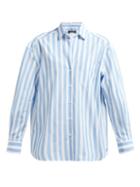 Matchesfashion.com Weekend Max Mara - Bembo Shirt - Womens - Blue White