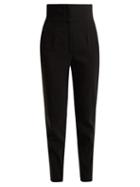 Matchesfashion.com Dolce & Gabbana - Stretch Cotton Blend Trousers - Womens - Black
