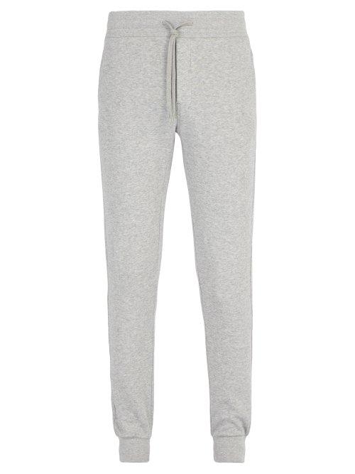 Matchesfashion.com Frescobol Carioca - Slim Leg Cotton Blend Track Pants - Mens - Grey