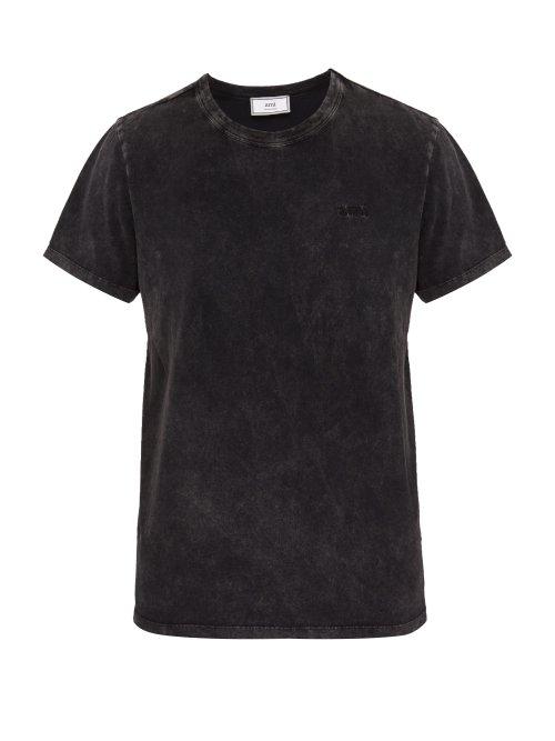 Matchesfashion.com Ami - Cotton Jersey T Shirt - Mens - Black