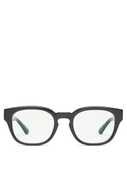 Matchesfashion.com Matsuda - M1023 Square Acetate Glasses - Mens - Black