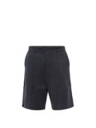 Lady White Co. - Front-seam Cotton-blend Jersey Track Shorts - Mens - Black