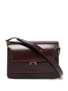 Matchesfashion.com Marni - Trunk Medium Leather Bag - Womens - Burgundy