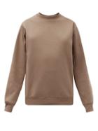 Matchesfashion.com Vaara - Sean Side-pocket Cotton-blend Jersey Sweatshirt - Womens - Beige