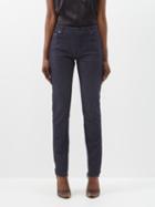 Tom Ford - Zipped-cuff Skinny Jeans - Womens - Indigo
