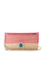 Matchesfashion.com Sophie Anderson - Romina Toquilla Straw Cross Body Bag - Womens - Pink Multi