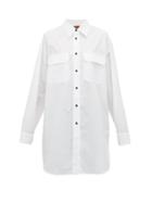 Matchesfashion.com Colville - Oversized Cotton Poplin Shirt - Womens - White