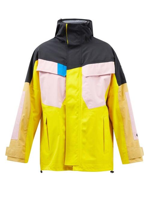Eye/loewe/nature - Colour-blocked Waterproof Hooded Jacket - Mens - Yellow