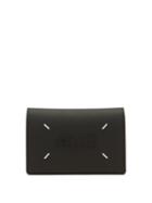 Maison Margiela - Four-stitches Number-embossed Leather Wallet - Mens - Black