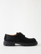 Maison Margiela - Lugged-sole Calf-hair Derby Shoes - Mens - Black