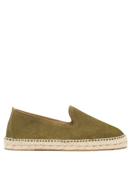 Matchesfashion.com Maneb - Nubuck Espadrilles - Mens - Dark Brown