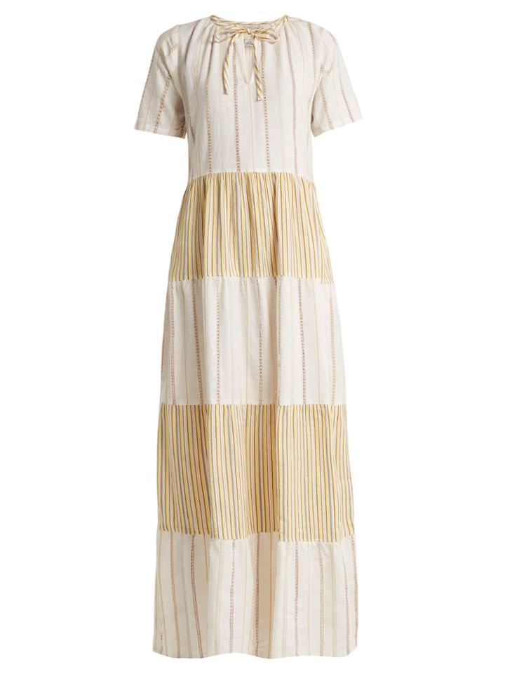 Ace & Jig Ambrosia Panelled Cotton Maxi Dress