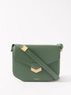 Demellier - The London Leather Cross-body Bag - Womens - Dark Green