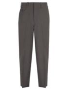 Matchesfashion.com Lemaire - Relaxed Wool Trousers - Mens - Grey