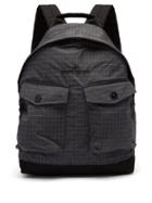 Matchesfashion.com Stone Island - Logo-embroidered Reflective-ripstop Backpack - Mens - Black
