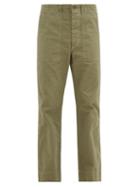 Matchesfashion.com Rrl - Cotton-twill Cargo Trousers - Mens - Green Multi