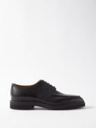 John Lobb - Arron Grained-leather Derby Shoes - Mens - Black