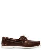 Matchesfashion.com Quoddy - Downeast Leather Deck Shoes - Mens - Brown