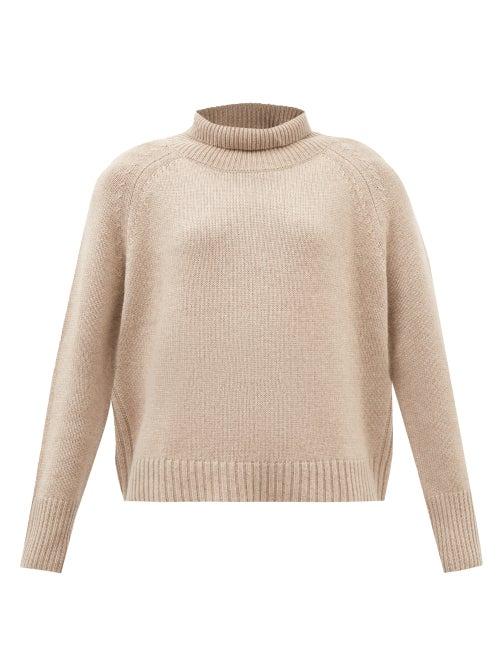 Nili Lotan - Lanie Cashmere Roll-neck Sweater - Womens - Beige