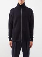 Barena Venezia - Cruna Zipped Ribbed-wool Cardigan - Mens - Navy