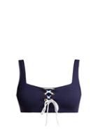 Matchesfashion.com Heidi Klein - Carlisle Bay Bikini Top - Womens - Navy