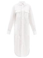 Wardrobe.nyc Wardrobe. Nyc - Release 06 Cotton Midi Shirt Dress - Womens - White