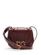 Matchesfashion.com Dolce & Gabbana - Dg Amore Leather Cross-body Bag - Womens - Burgundy