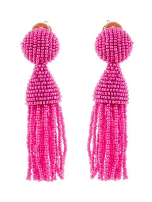 Oscar De La Renta Classic Short-tassel Earrings