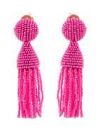 Oscar De La Renta Classic Short-tassel Earrings