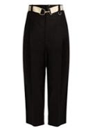 Y's By Yohji Yamamoto Cotton And Linen-blend Trousers