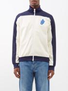 Jw Anderson - Logo-appliqu Jersey Track Jacket - Mens - Navy Cream