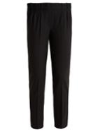 Brunello Cucinelli Slim-leg Wool-blend Cropped Trousers