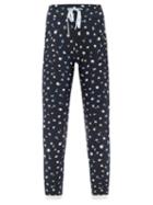 Ladies Activewear The Upside - Daisy-print Cropped Leggings - Womens - Navy Print